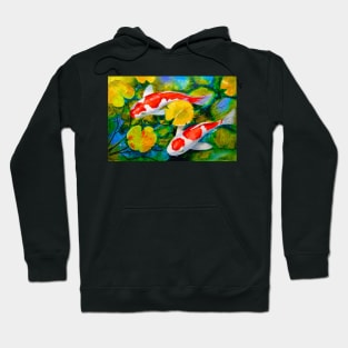 Koi in the pond Hoodie